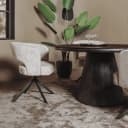 Mura Sessel - Stoff Haga 30 beige (drehbar) - Tower Living
