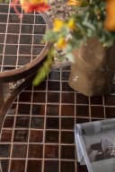 Couchtisch TiledUp aus Mangoholz und Keramik - By-Boo