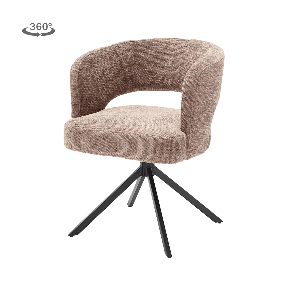 Mura Sessel - Stoff Haga 39 cappuccino (drehbar) - Tower Living