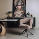 Mura Sessel - Stoff Haga 39 cappuccino (drehbar) - Tower Living