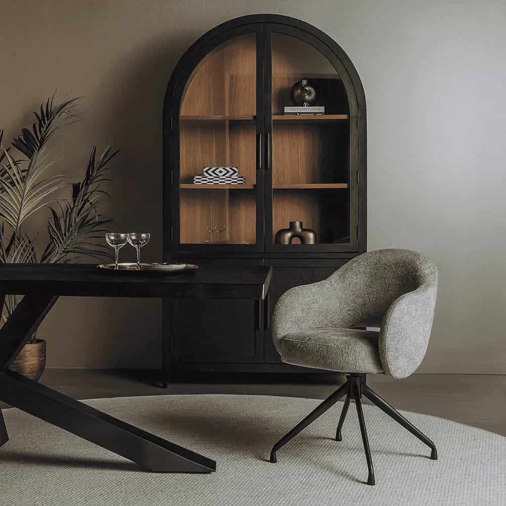 Porto Armlehnstuhl - Toro 135 olive (drehbar)