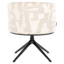 Esszimmerstuhl Cheyenne beige graffic drehbar - Richmond Interiors