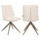 Esszimmerstuhl Dakota Niagara beige drehbar - Richmond Interiors