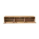 Schwebender TV-Schrank Vision Naturel Mangoholz 160 cm - Starfurn