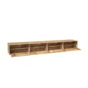 Schwebender TV-Schrank Vision Naturel Mangoholz 200 cm - Starfurn