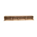 Schwebender TV-Schrank Vision Naturel Mangoholz 200 cm - Starfurn