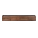 Schwebender TV-Schrank Vision Braun Mangoholz 240 cm - Starfurn