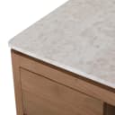 Quadratischer Couchtisch Dallas, naturbelassenes Mangoholz, 80 cm - Starfurn