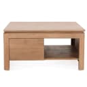 Quadratischer Couchtisch Dallas, naturbelassenes Mangoholz, 80 cm - Starfurn
