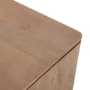 Quadratischer Couchtisch Dallas, naturbelassenes Mangoholz, 80 cm - Starfurn