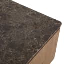 Quadratischer Couchtisch Dallas, naturbelassenes Mangoholz, 80 cm - Starfurn