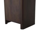 Vitrinenschrank Dallas, braunes Mangoholz, 55 cm - Starfurn