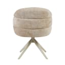 Drehbarer Esszimmerstuhl Bella Beige, Fuß in Sand - Starfurn