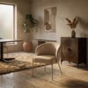 Adele - Esszimmerstuhl - beige Beine - Cremona - Taupe 04 - My Sons