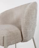 Adele - Esszimmerstuhl - beige Beine - Cremona - Taupe 04 - My Sons