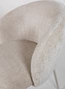 Adele - Esszimmerstuhl - beige Beine - Cremona - Taupe 04 - My Sons