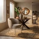 Adele - Esszimmerstuhl - beige Beine - Puente - Stone 09 - My Sons