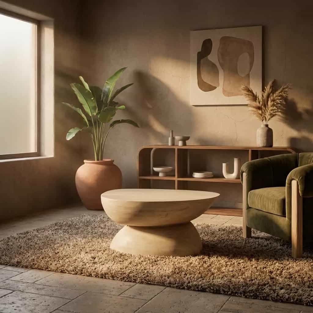 Couchtisch Cobble - naturfarben