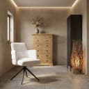 Rumo Sessel - Stoff ATS118-2 ecru (drehbar) - Tower Living