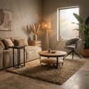 Couchtisch Paras Natur-Mangoholz 90 cm - Starfurn