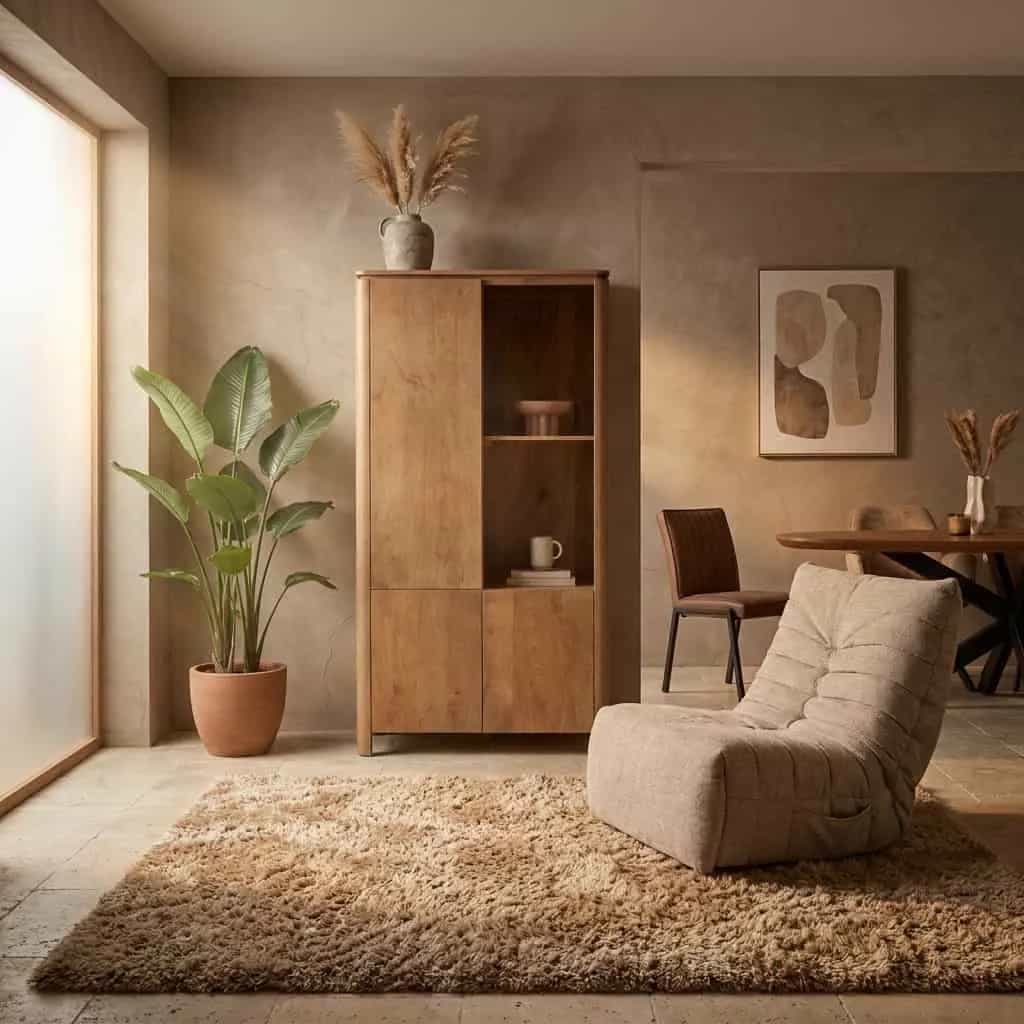 Regal Dallas Natur-Mangoholz 90 cm