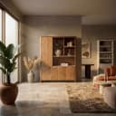 Regal XL Dallas Natur-Mangoholz 160 cm - Starfurn