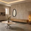Schwebender TV-Schrank Vision Naturel Mangoholz 280 cm - Starfurn