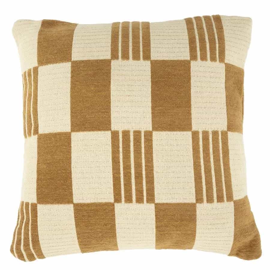 Kissen Twist 45 x 45 cm - Senfgelb