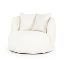 Sessel Louis mit Kissen - beige Spark - Eleonora