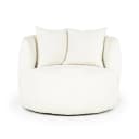Sessel Louis mit Kissen - beige Spark - Eleonora
