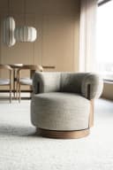 Sessel Nila braun - taupe Vanu - Eleonora