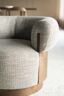 Sessel Nila braun - taupe Vanu - Eleonora