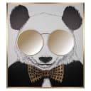 Wandkunst Panda schwarz/gold - Richmond Interiors