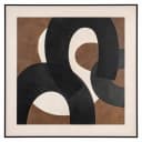 Wandkunst Euphoria braun links - Richmond Interiors