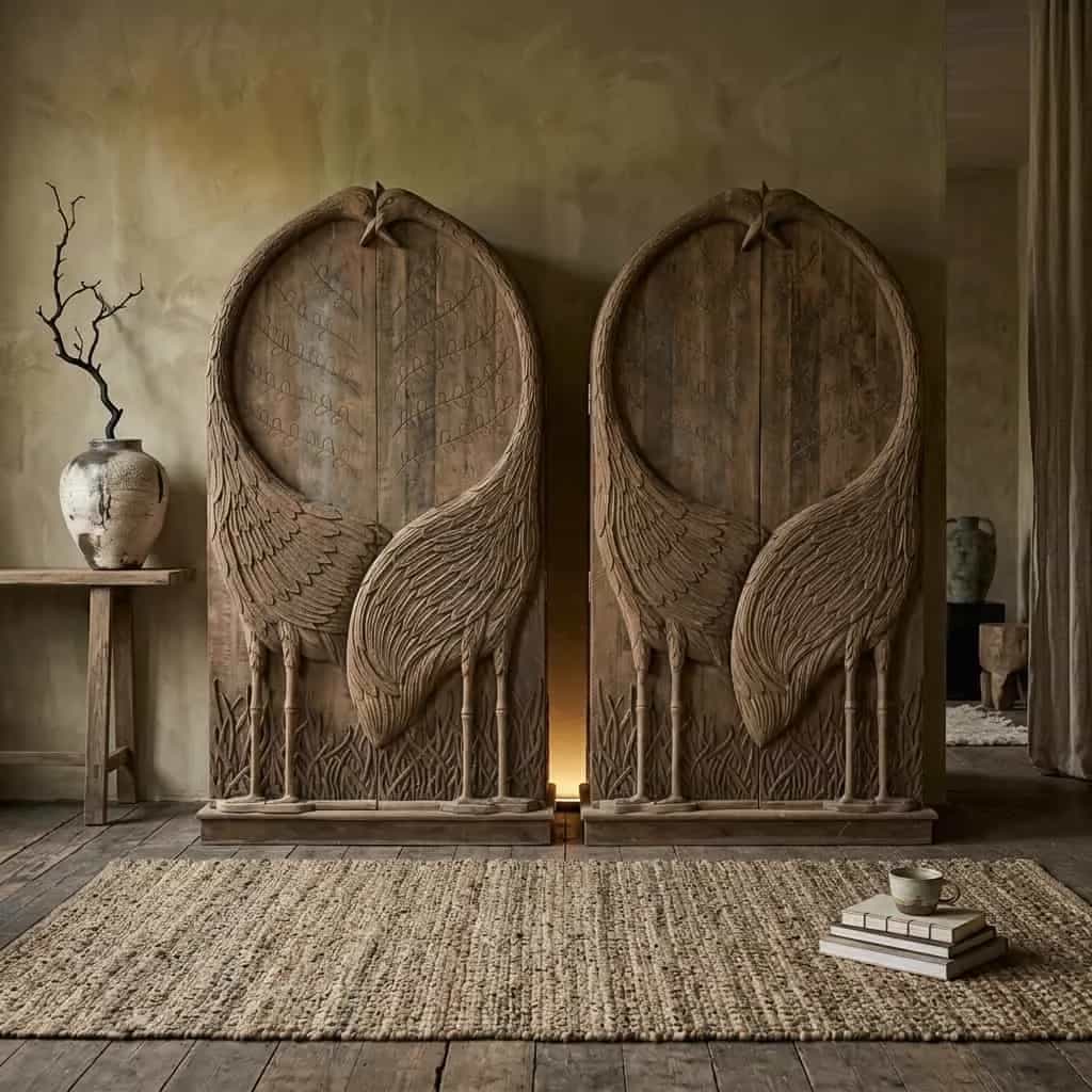 Wandschrank Aimari Bangau aus Teakholz