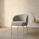Adele - Esszimmerstuhl - beige Beine - Puente - Stone 09 - My Sons