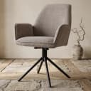 Amaro Sessel - Stoff Nature 120 Beige grau (drehbar) - Tower Living
