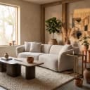 Sofa Armand in schönem Creme - Richmond Interiors