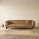 Bank Chesterfield Capetown Afrika Leder - Zitform
