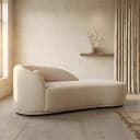 Sofa Emma Creme Fancy Chaise Longue - Richmond Interiors