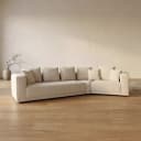 Bank Lusso Niagara beige 4-Sitzer - Richmond Interiors