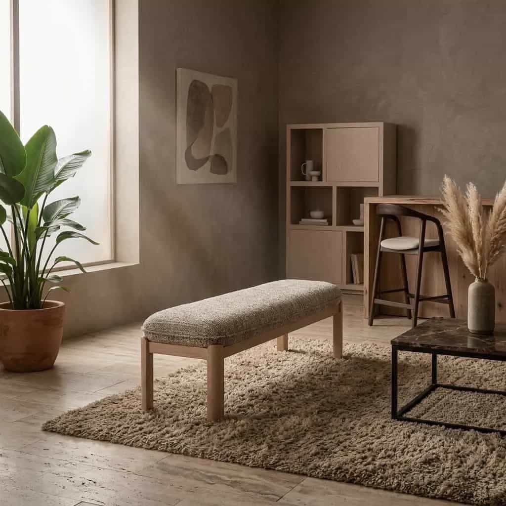 Bank Lottie taupe Nori