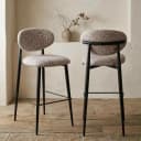 Barhocker Dantes natur geo feuerhemmend - Richmond Interiors