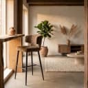 Barhocker Taylor brandy fusion feuerhemmend - Richmond Interiors