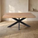 Baumstammtisch Dakota Natur-Mangoholz 180 cm - Starfurn