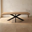 Baumstammtisch Dakota Natur-Mangoholz 200 cm - Starfurn