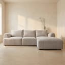 Canterbury 2,5-AL + Chaise R - Mona 110 Sand - Tower Living