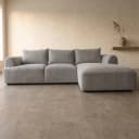 Canterbury 2,5-AL + Chaise R - Mona 120 Taupe - Tower Living