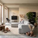 Canterbury 2,5-AR + Chaise L - Mona 120 Taupe - Tower Living