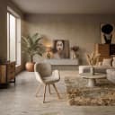 Esszimmerstuhl Jesse, drehbar, beige - Starfurn